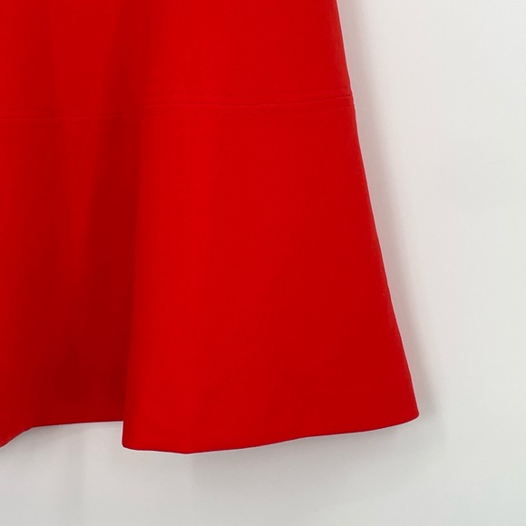 Banana Republic Womens Sleeveless A-Line Scoop Neck Red/Orange Dress Size 6 - Picture 2 of 9